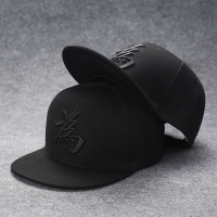 大头围帽子男夏季头大适合的棒球帽大码韩版女大号加大黑色鸭舌帽 为-黑色 标准码:54-60CM