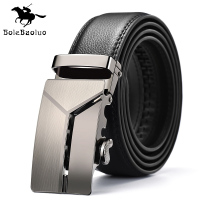 [美国保罗]男士皮带真皮自动扣腰带韩版潮休闲中年青年商务牛皮 保罗T05款 110cm