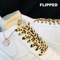 Flipped Store原创适配1970sAF1 AJ1AJ3动物园潮流黄棕豹纹鞋带 豹纹鞋带120cm一副 送一对可