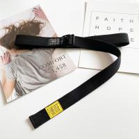 工装裤帆布腰带男个性潮ins风年轻人学生百搭牛仔裤带装饰皮带女 黑色 120cm