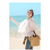 【慢货】冰薄防晒衣女长袖变色防紫外线透气ins潮夏带帽骑行挡风 盒装防晒衣粉色 均码
