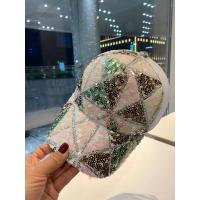 帽子女炫彩亮片网帽鸭舌帽韩版潮人街头棒球帽网纱透气夏天遮阳帽 白色 M(56-58cm)