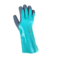 洗碗洗菜洗衣服抓螃蟹小龙虾防水防刺防滑耐酸碱水产加厚消毒手套 [两双装]厚款 加厚防刺 均码