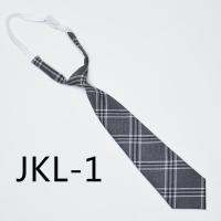 JK制服格子免打领带懒人易拉男女士高中生日本JKDK英伦学院风领带 JKL-1