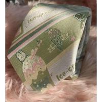 [幺鸡原创制服馆] 日系JK制服衬衫搭配小物暗纹提花领带 西湖龙井