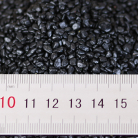 盛迈植物彩色造景乌龟颗粒白石子水洗鱼缸沙子石头烟灰雨花小石头 5斤黑石0.3-0.5cm