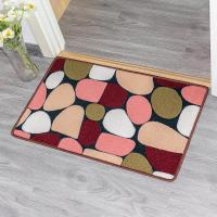 鹅卵石进门地垫地毯门垫吸水脚垫卫生间门口厨房卧室浴室防滑垫 鹅卵石 80X120cm入户门玄关[有包边]