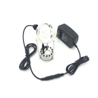 假山喷泉造雾超声波轮鱼缸盆景配件起雾器加湿器制雾器 一套合金彩灯+支架+水晶球