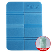 户外防潮垫便携小坐垫可折叠野餐垫野餐布防潮垫野外防水泡沫地垫 蓝色(含收纳袋)