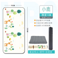 马博氏打地铺神器午睡垫午休地垫办公室中午休息垫防潮防水隔凉垫 小鹿+收纳袋+充气枕头