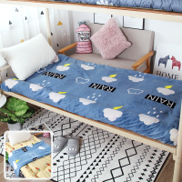 床垫学生1m米宿舍单人90X190寝室褥子1.2m1.5m米床地铺睡垫被软垫 云朵[法兰绒]可拆洗 1.5mX2m(单人