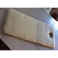 美容床垫子 带洞美容院床垫护垫 按摩床防滑垫被 羊羔绒床垫加厚 米白色 0.6mx1.8m方头圆头备注