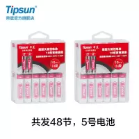 帝晨碱性耐用电池5号7号碱性电池儿童玩具鼠标空调遥控器小干电池 5号48节