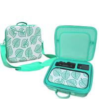 任天堂switch收纳包ns游戏机包全套配件大包斜挎整理包硬壳保护包 动森子母包 包+钢化膜+摇杆帽