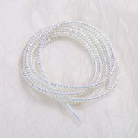 2.8m可绕2米超长弹簧线DIY电话线iphone苹果安卓数据线保护绕绳 亮白2米保护线