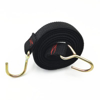 电动车自行车绑带捆绑绳拉货绑货带弹力松紧绳行李皮筋绳子 15米纯黑色