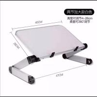 极米爱普生投影机三角架子 折叠拉伸落地万能桌面 投影仪托盘支架 铝合金银框+白板(大号)40*26