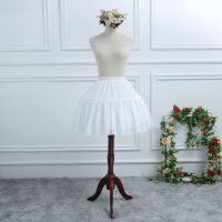 cosplay春夏凉爽鱼骨裙撑洛丽塔lolita可调节暴力衬裙软妹半身裙 45厘米雪纺裙撑