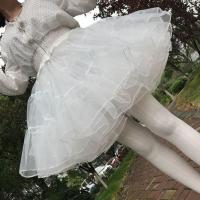 lolita裙撑日常短款短款婚纱礼服衬裙无骨裙撑暴力裙撑cos女仆装
