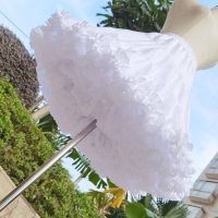 裙撑lolita云朵撑无骨软纱日常撑棉花糖蓬蓬洛丽塔jk暴力 45cm柔软绵绸云朵撑