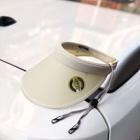 遮阳帽子女夏季防晒遮脸太阳帽女士户外防紫外线空顶帽洋气显瘦 晚晚 卡其色(收藏商品送防风绳) (54-60cm)