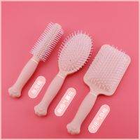 梳子女气囊梳女士专用长发按摩气垫梳子可爱少女心卷发梳子防静电 喵爪款-卷发梳+椭圆+大方块气囊梳