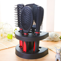 [优惠]家用梳子套装梳子女男士卷发梳气囊梳子学生套装 5件套大红