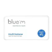 bluem日本爆珠糖新款玫瑰味清新口气丸剂爆珠益生菌叶黄素血橙味 原味乳香油爆珠一盒[50粒装]