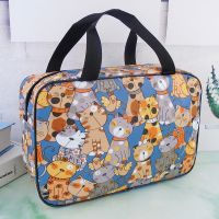 洗漱包女学生防水旅行大容量洗澡包便携浴兜包可折叠外出男士浴袋 布丁猫