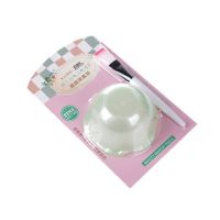 初学者做面膜的工具碗面膜刷环保pvc树脂美容小碗调面膜棒2件套装 彩色随机 3套（碗+刷）