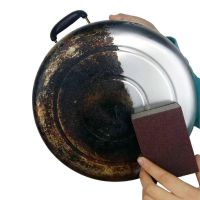 刷锅神器 去除顽固污垢渍 金刚擦海绵擦金刚砂锅底除铁锈清洁刷 10片装(亏本价)