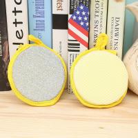 圆形刷碗布加厚双面百洁布洗碗海绵擦洗锅钢丝刷不缩水洗碗巾 双面百洁布20片装