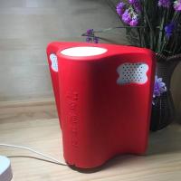 小度在家1c4G保护套钢化膜小度在家X8硅胶套高清全屏膜送点读笔 小度IC 红色 保护套+2张紫光钢化膜