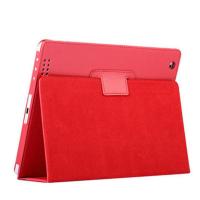 苹果平板电脑iPad Air2保护套ipad2/3/4/5/6全包防摔mini休眠皮套 红色+钢化膜套餐 Air1/Ai