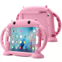 苹果iPadair保护套2019防摔MINI2345硅胶壳pro10.5寸儿童2020新款 桃花粉+钢化膜 2020秋季