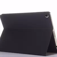苹果ipad保护套10.2寸迷你123mini45皮套ipad6外壳ipadair2017/8 前撑黑色+钢化膜 ipa