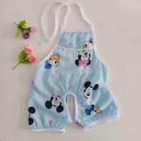 婴儿肚兜 2021年新款棉绸连体肚兜 买二送一 买三送二 [送同款] 蓝色米奇 小号 6——12个月