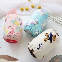 1-3-7岁儿童袖套护袖宝宝长款纯棉大童秋冬男孩女孩长袖防油防污 火烈鸟+泰迪熊+白云马(防水)