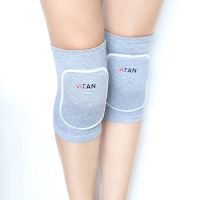 运动舞蹈跳舞护膝女夏季瑜伽专用跪地膝盖加厚儿童排球男街舞防摔 灰色（2只装） XS