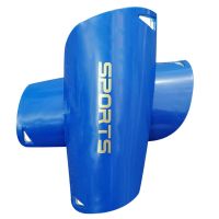 SPEROW足球专业护腿板护胫片式插板儿童成人运动训练比赛护具装备 [两孔]蓝色 成人款(推荐15岁以上)