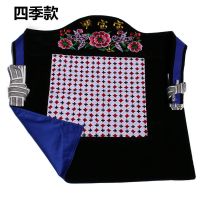 云南特色老式传统绣花背带宝宝背带婴儿背巾背袋夏季薄款民族背被 四季瓜子款