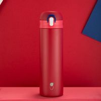 优道316不锈钢保温杯女学生简约大容量男成人韩版便捷户外水杯子 [316不锈钢] 樱桃红