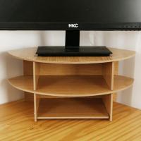 桌面收纳转角整理置物架多功能办公用新品台式电脑显示器增高支架 金象木色 1612