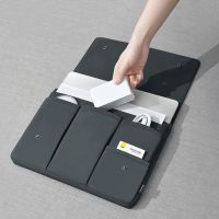 笔记本内胆包适用于苹果13.3 15.6寸平板超轻防震防水电脑收纳包 黑色 15.6-16寸通用