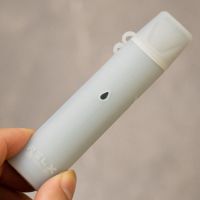 锐刻RELX一代保护套悦克硅胶套送金属龙骨链挂绳锐克1代保护壳 一代白色硅胶套+银色龙骨链