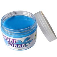 大罐装键盘清洁泥胶汽车车内出风口清洁软胶除灰尘笔记本电脑去污 蓝色买二送一(共三罐)超划算