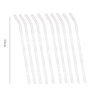 玻璃吸管奶茶吸管不锈钢吸管豆浆吸管永久彩色网红吸管ins批发 玻璃吸管 20支 送 史努比杯子