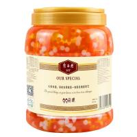 彩球三色椰果粒原味珍珠奶茶店专用原料布丁水果捞刨冰粥配料罐装 2.5kg三色圆形彩球瓶装5斤