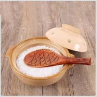 态派饭勺木电饭煲盛饭勺木头勺子饭瓢食堂打饭勺子木头饭勺 21.5厘米日式鱼形饭铲