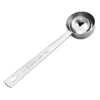 不锈钢量勺奶茶店果粉勺烘焙勺咖啡奶粉勺子刻度勺酱汁料克勺汤勺 5支15ML标准勺